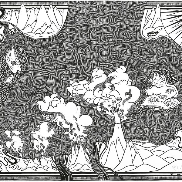 “A Map of the New World” a new linocut by Stanley Donwood